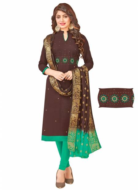 Brown Colour Naari Rahul NX New Latest Designer Ethnic Wear Cotton Salwar Suit Collection 1001